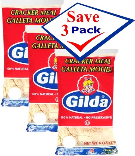 Galleta Molida. Cuban Cracker Meal 6 oz. Pack of 3